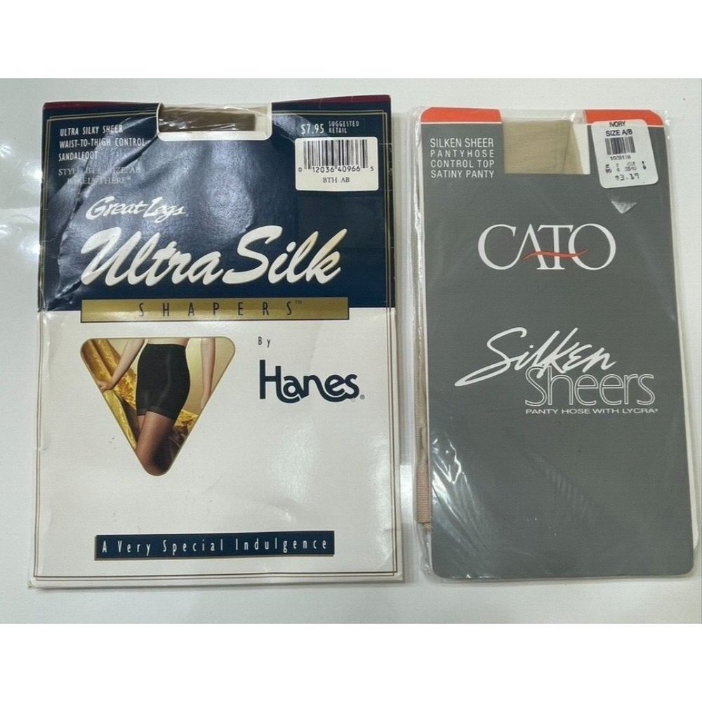 Hanes ultra silk hose and Cato silken sheers lot size A/B new in pack